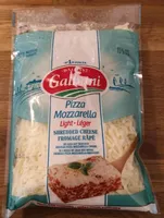 Pizza mozzarella light shredded cheese