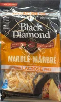 Cheddar marbré (sans lactose)