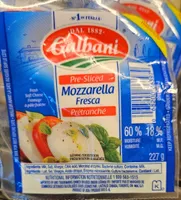 Mozzarella Fresca Pre-Sliced