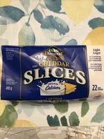 light cheddar cheese slices