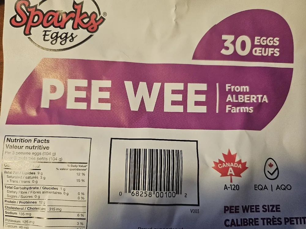 Pee Wee Eggs