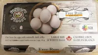 Free Run Eggs, Dark Yolk