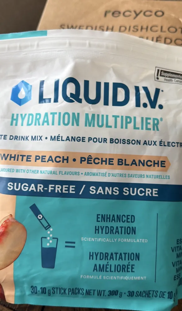 Hydration Multiplier sugar free white peach