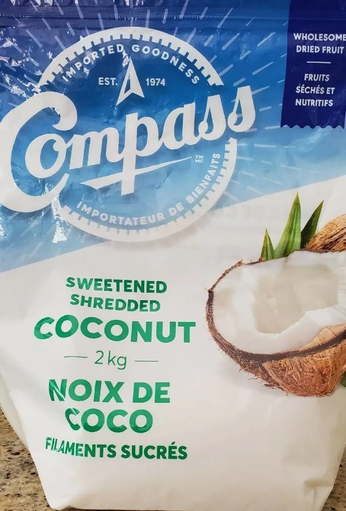 Sweetened shredded coconut