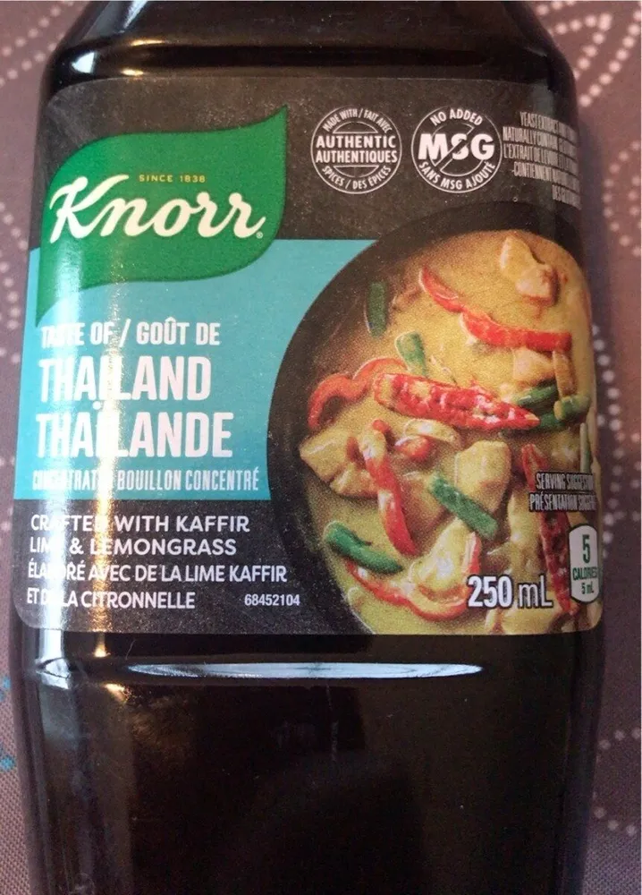 Goût de la Thailande