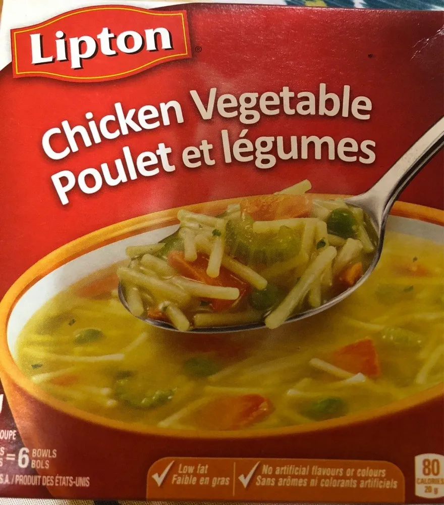 Poulet et legumes