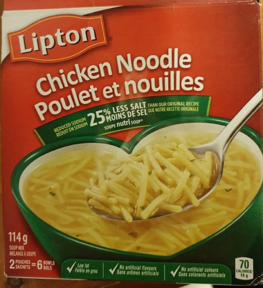 Poulet et nouilles