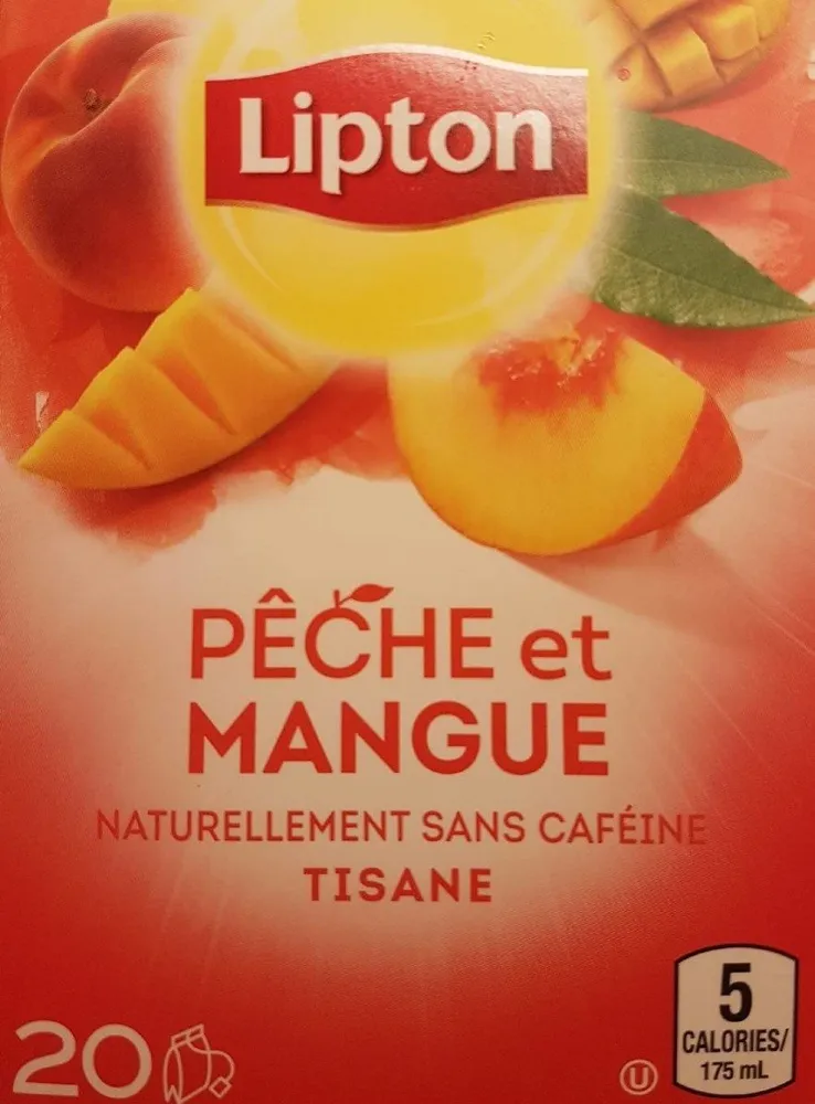 Tisane pêche et mangue naturellement sans caféine