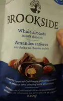 Amandes entières enrobées de chocolat au lait