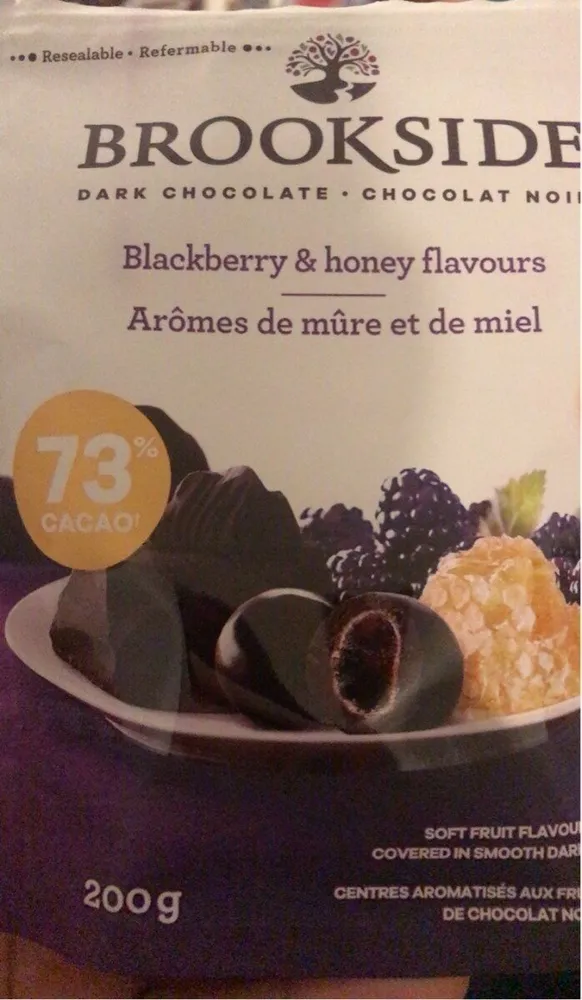 Chocolat noir Mûre et miel