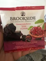Pomegranate flavour dark chocolate