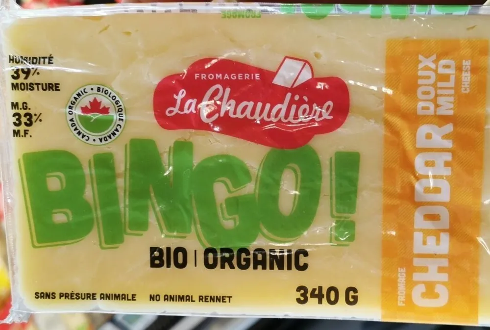 Bingo! Mild Organic Cheddar