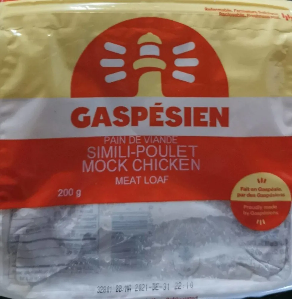 pain de viande simili-poulet