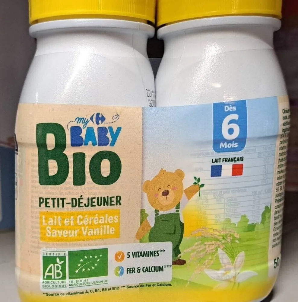 Baby bio petit déjeuner