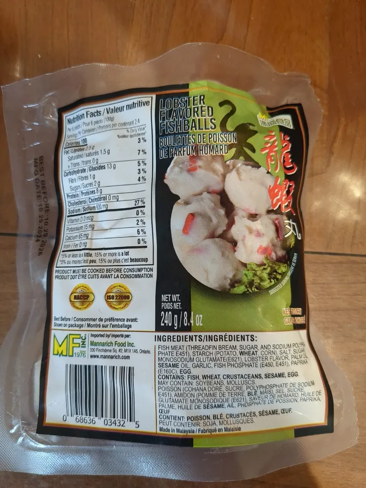 Lobster Fishballs