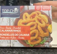 Oven breaded calamari rings
