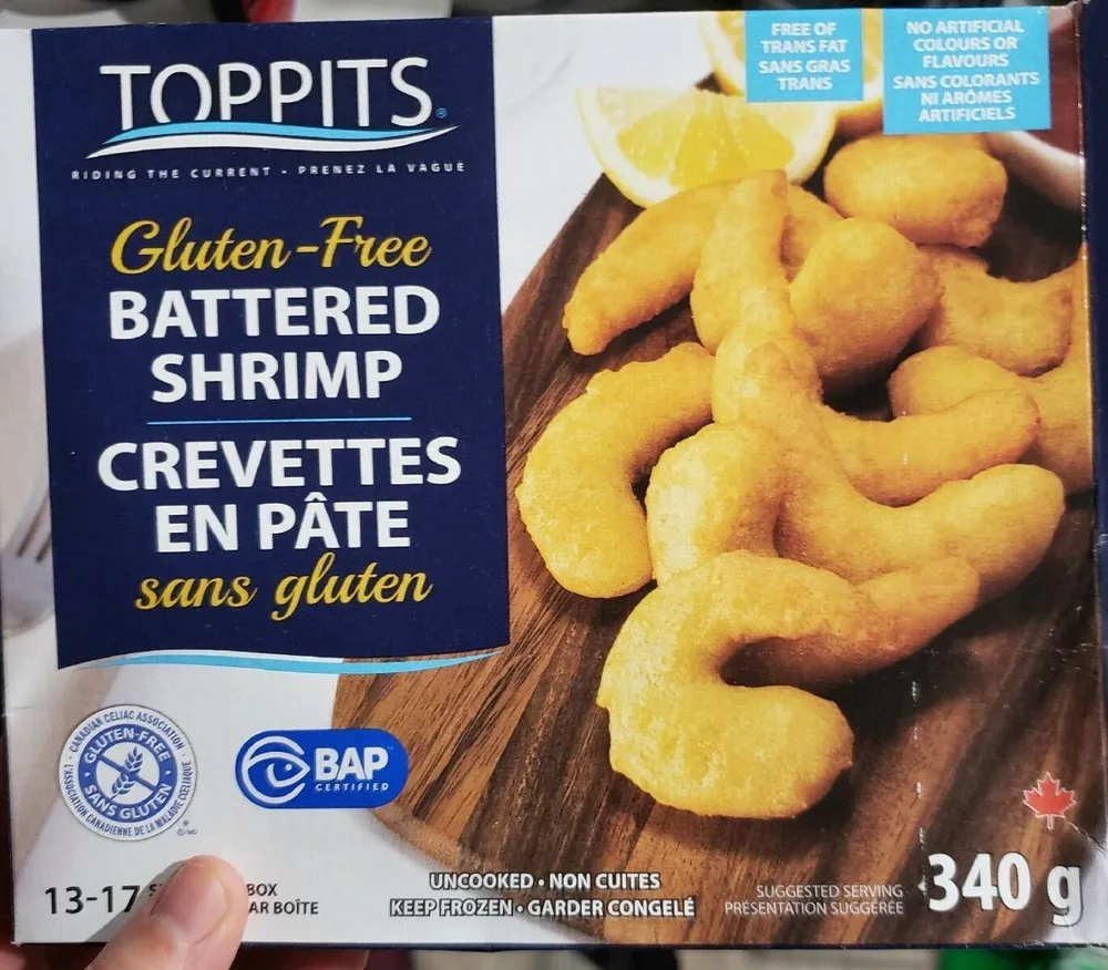 Toppits Gluten-free Battered Shrimp
