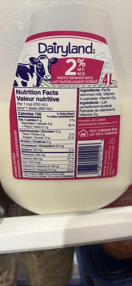 Partly Skimmed Milk