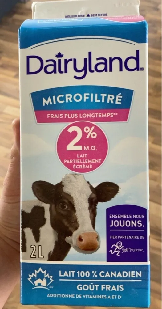 Microfiltered 2% Milk