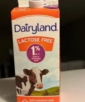 1% M.G. lait partiellement écrémé sans lactose