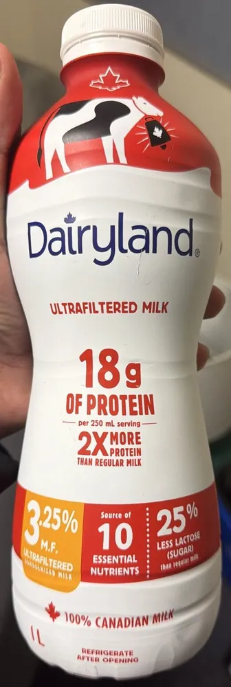 Dairyland 3.25% Ultrafiltered Homogenized Milk