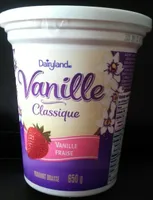 Yogourt brassé vanille fraise