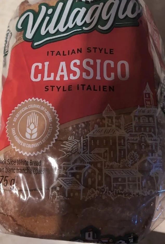 Italian Style Thick Slice White Bread