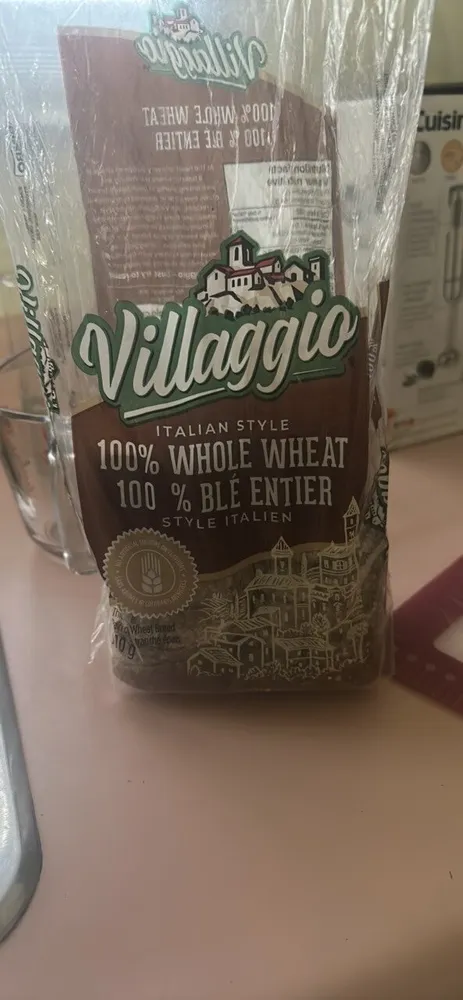 Italian Style 100% Whole Wheat Bread