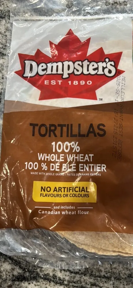 Tortillas 100% Whole Wheat