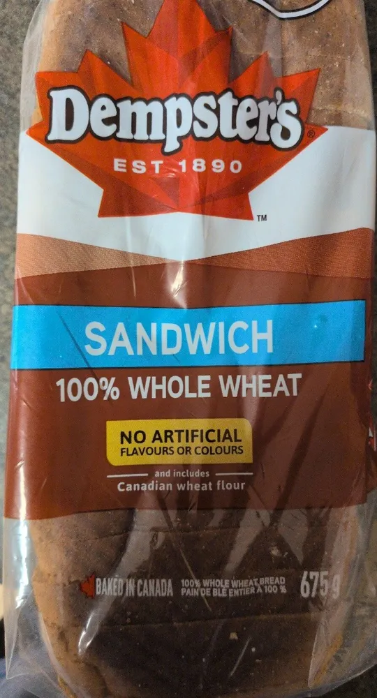 SANDWICH 100% WHOLE WHEAT