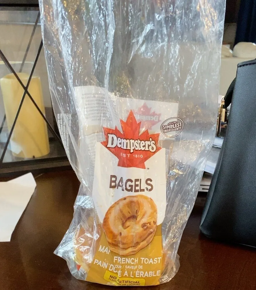 Dempsters maple french toast bagels