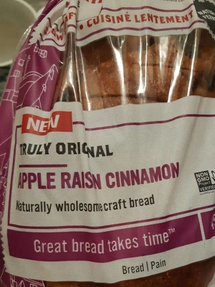 Stonehill apple raisin cinnamon bread