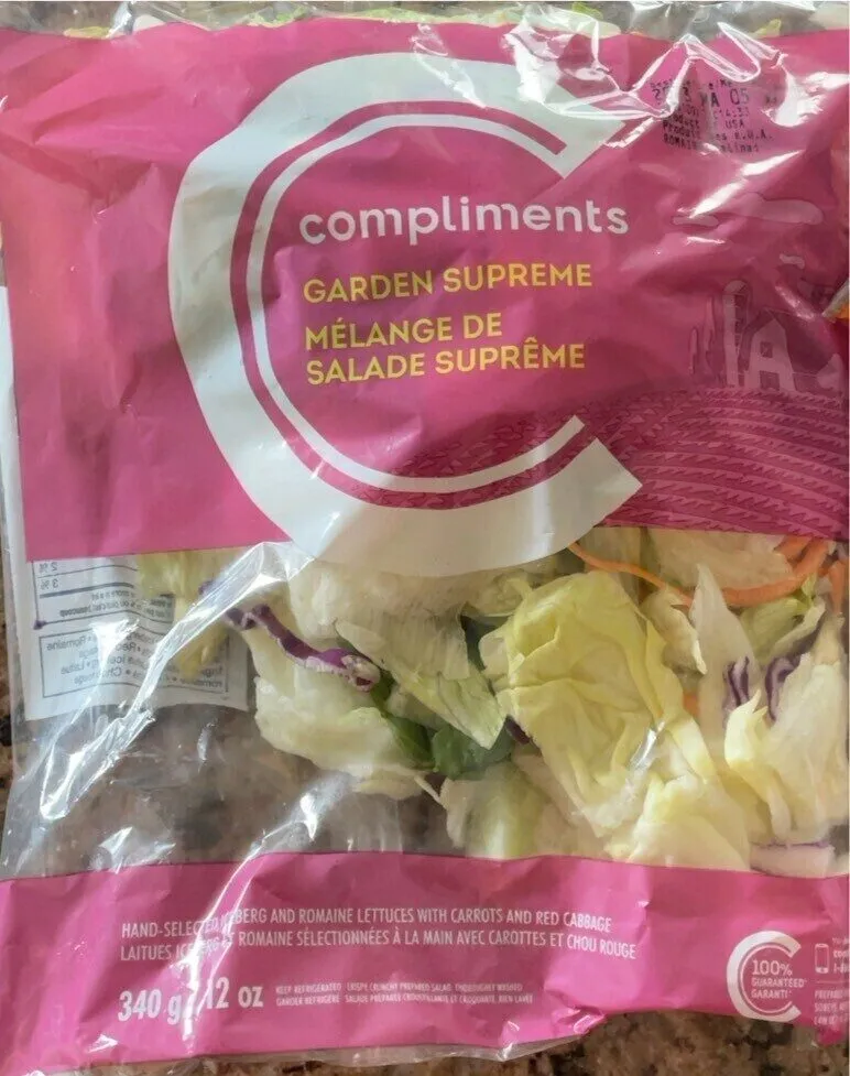 Garden supreme hand selected iceberg and romaine
