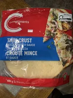 Thin Crust Pizza Crust And Sauce