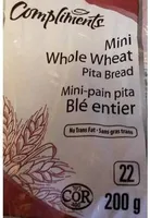Whole Wheat Mini Pita Bread