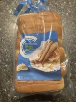 Pain à hot-dog fendus