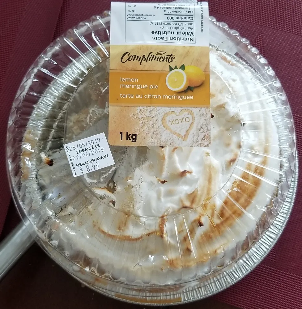 Tarte citron meringuée