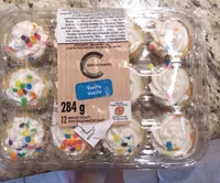 Petits gâteaux miniatures glacés