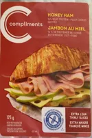 Honey ham thin slice