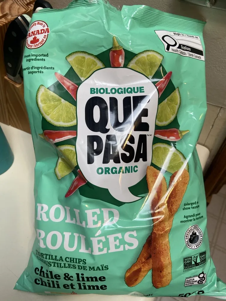 Organic Rolled Tortilla Chips - Chile & Lime