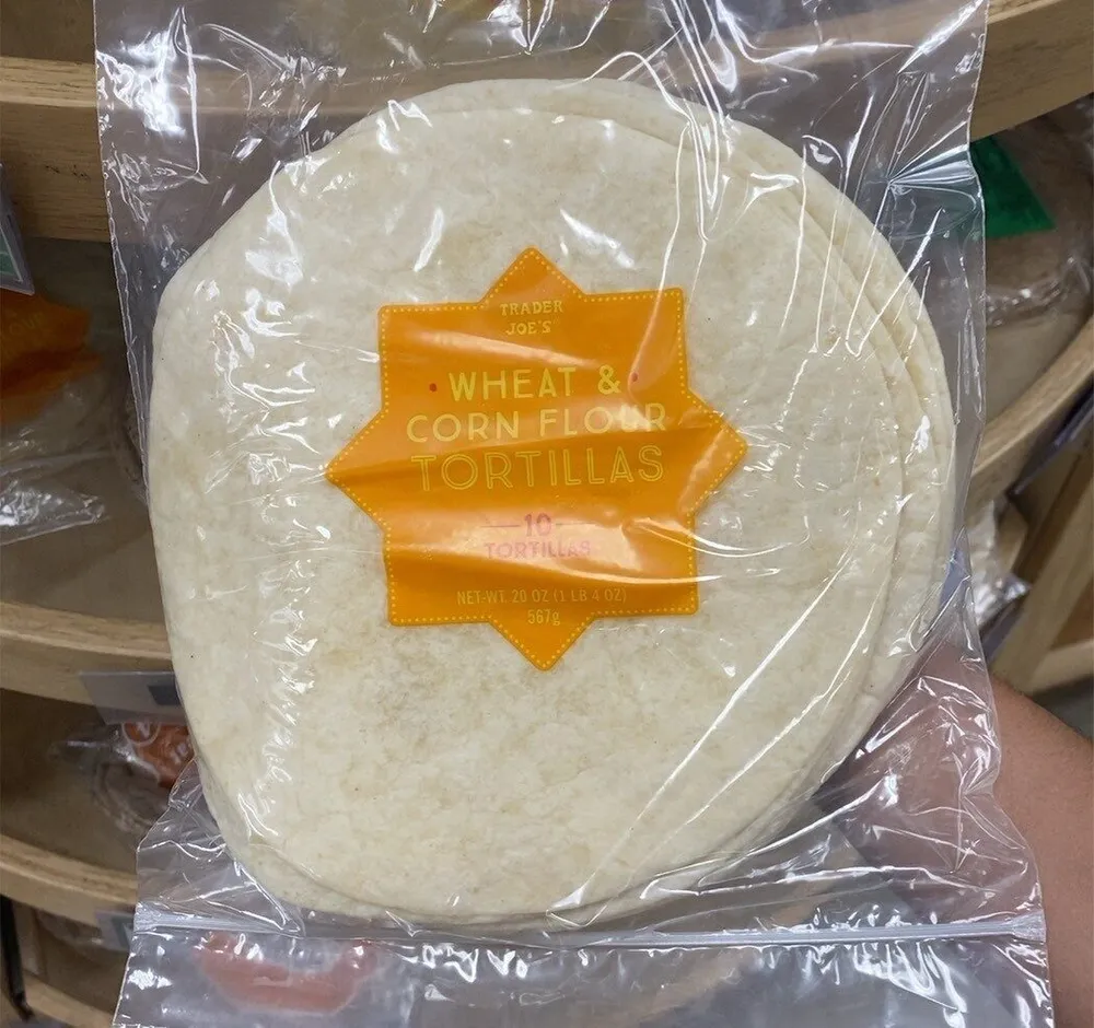wheat and corn flour tortillas