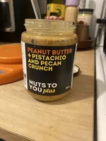 Peanut Butter + Pistachio and Pecan Crunch