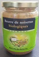 Beurre de noisettes biologiques