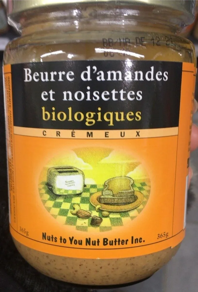Beurre d’amande et noisettes