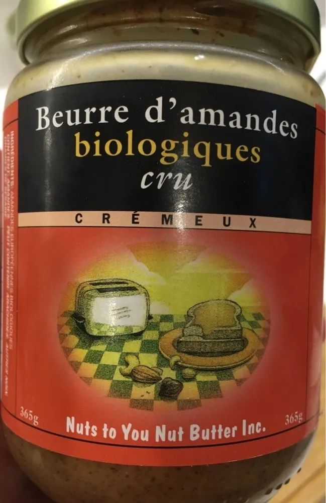 Beurre d'amandes