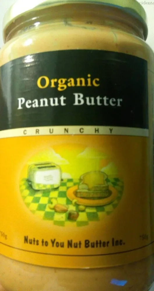 Organic peanut butter crunchy