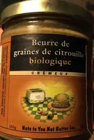 Beurre de graines de citrouille biologique
