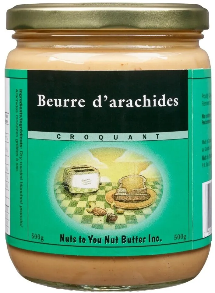Beurre d'arachides - Croquant