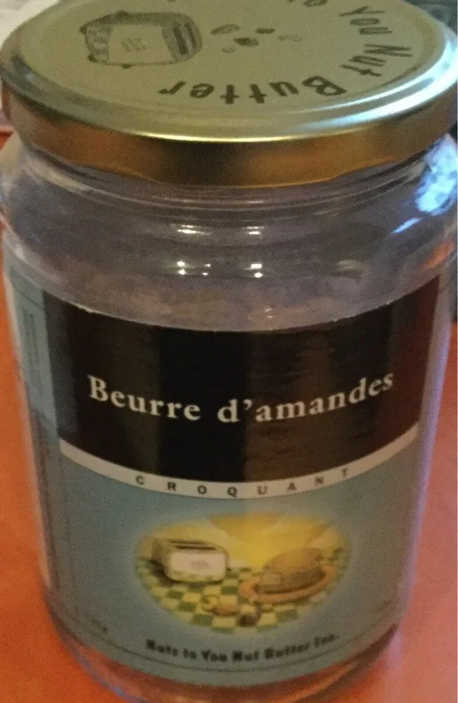 Beurre d'amandes - croquant