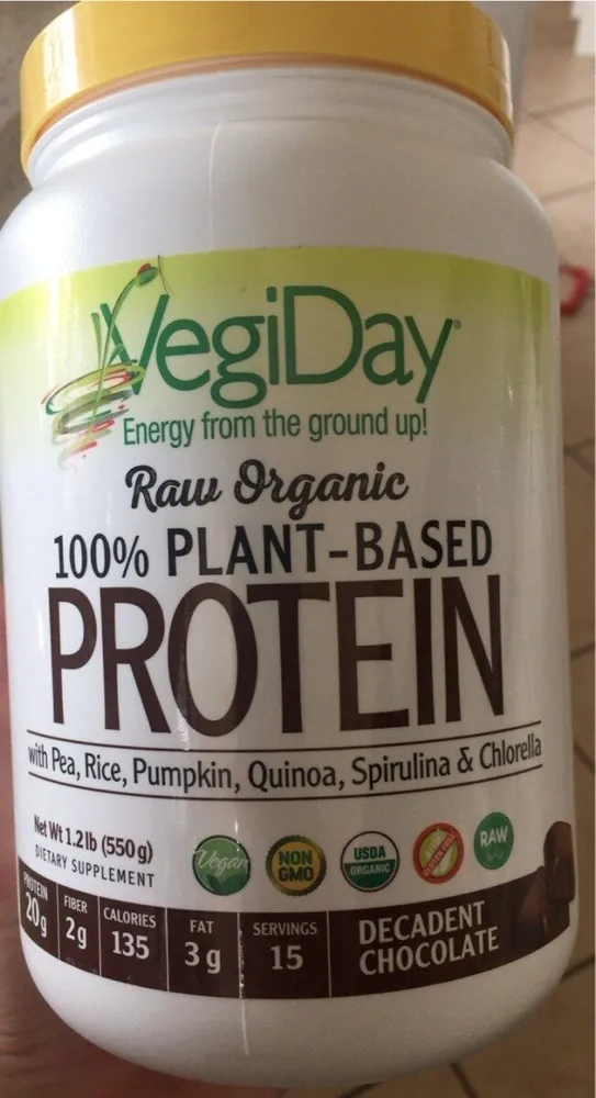 Raw Organic 100% plant-based protein